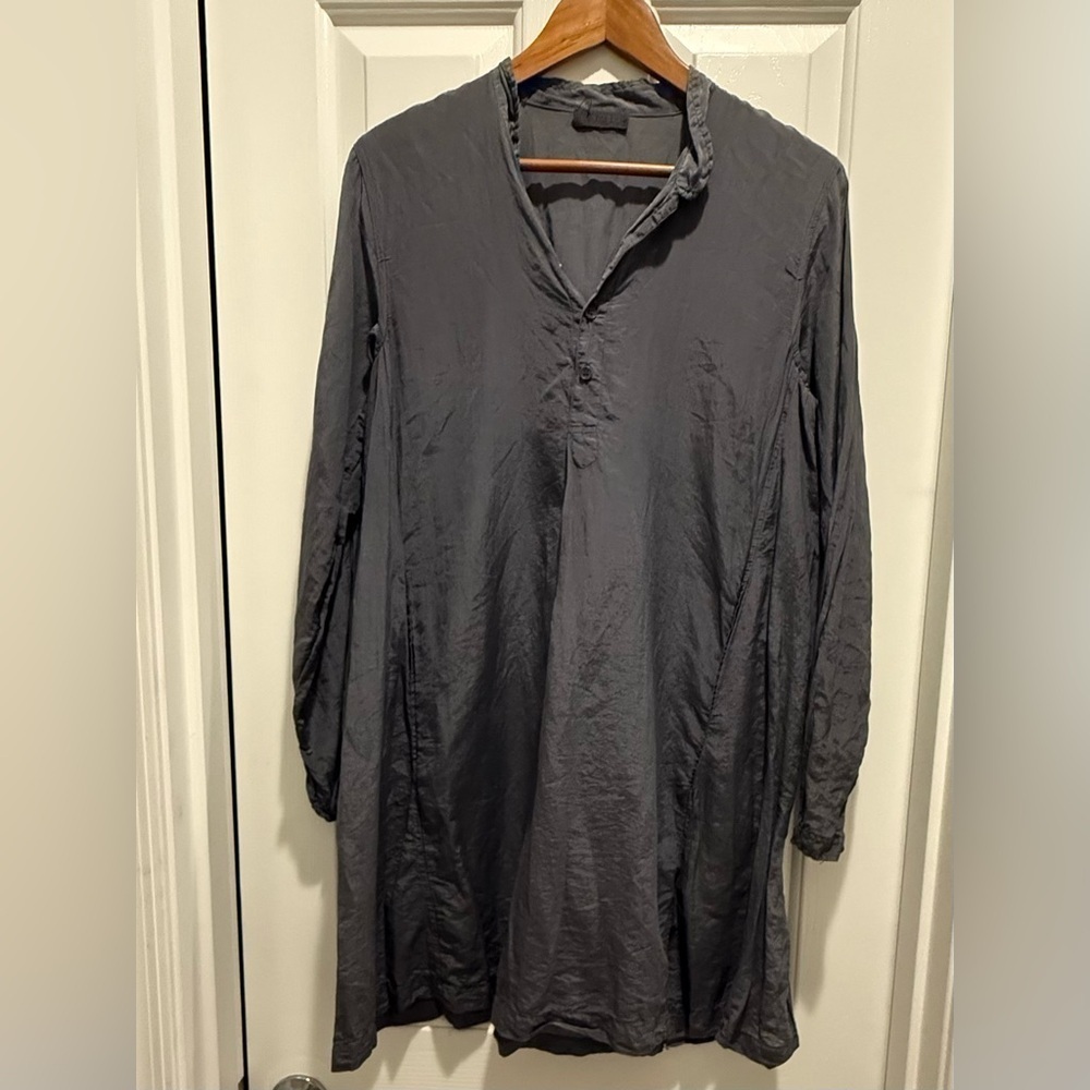 CP Shades Shirt Dress Silk Blend Size Small
